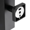 Glass & Stainless Steel Soap Dispenser | 260ml Matte Black Wall-Mounted Pump