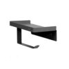 Premium Tissue Holder | Gun Grey Matte-Finish SS304 Stainless Steel Paper Holder with Integrated Smartphone Shelf