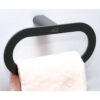N309 – Premium Gun Grey Towel Ring Premium Towel Ring | Gun Grey Stainless Steel Oval Hand Towel Holder