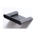 Premium Gun Grey Soap Holder | Contemporary Aluminum Wall-Mounted Soap Saver