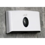 Commercial Serviette Dispenser | ABS White Heavy-Duty Wall-Mounted Paper Towel Holder
