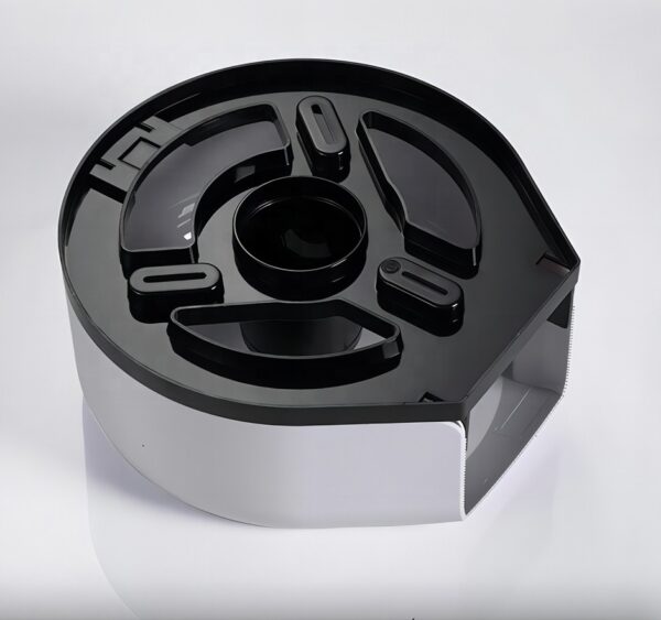 N319 – ABS White Jumbo Tissue Holder 11 Universal Jumbo Tissue Holder | ABS White Heavy-Duty Dispenser with Removable Adaptor Panel