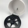 N319 – ABS White Jumbo Tissue Holder 14 Universal Jumbo Tissue Holder | ABS White Heavy-Duty Dispenser with Removable Adaptor Panel
