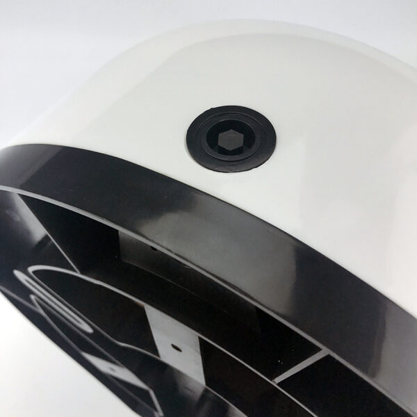 9cam/2.6.1/iPhone 7/10.3.3/CN/B/9/34 Universal Jumbo Tissue Holder | ABS White Heavy-Duty Dispenser with Removable Adaptor Panel