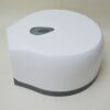 N319 – ABS White Jumbo Tissue Holder 19 Universal Jumbo Tissue Holder | ABS White Heavy-Duty Dispenser with Removable Adaptor Panel