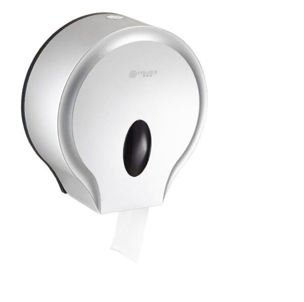 N319 – ABS White Jumbo Tissue Holder 2 Universal Jumbo Tissue Holder | ABS White Heavy-Duty Dispenser with Removable Adaptor Panel