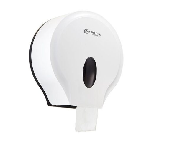 N319 – ABS White Jumbo Tissue Holder 4 Universal Jumbo Tissue Holder | ABS White Heavy-Duty Dispenser with Removable Adaptor Panel