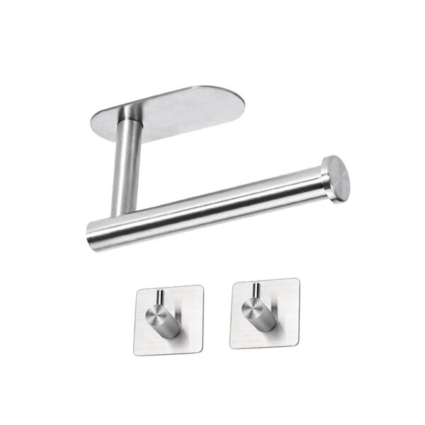 N338 – Tissue Holder ( 3m or Screw Option ) – Mirror 7 Tissue Holder | Mirror Finish SS304 Stainless Steel Paper Holder with Dual Mounting Options