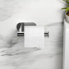 N338 – Tissue Holder ( 3m or Screw Option ) – Mirror 9 Tissue Holder | Mirror Finish SS304 Stainless Steel Paper Holder with Dual Mounting Options