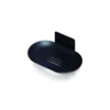 N340B – Oval Heavy-Duty Soap Holder, 15X9CM – Black Oval Heavy-Duty Soap Holder | SS304 Matte Black Wall-Mounted Soap Saver
