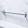 N345 – Single Towel Bar with Hooks – High Density Aluminium 6 Single Towel Bar with Integrated Hooks | High Density Aluminium Wall-Mounted Multi-Purpose Rack