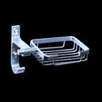 Soap Holder with Hook | High-Density Aluminum Wall-Mounted Utility Rack