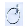 Dual-Function Towel Ring | High-Density Aluminium Hand Towel Holder with Integrated Robe Hook