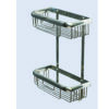 Heavy Duty Rectangle Double Wire Shelf | 30 cm SS304 Mirror Finish Rack