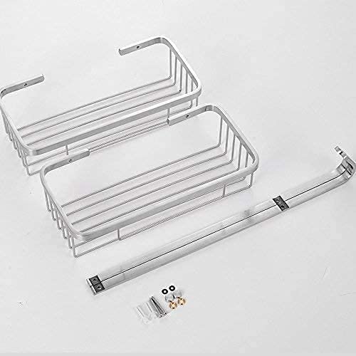 Heavy Duty Rectangle Double Wire Shelf | 30 cm SS304 Mirror Finish Rack
