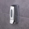 N372 SOAP DISPENSER 350ML 2 Soap Dispenser | 350ml Chrome Wall-Mounted Manual Liquid Holder