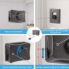 3-Meter Heavy Duty Retractable Clothesline | Wall-Mounted Adjustable Laundry Line with Tension Lock