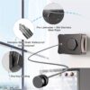 3-Meter Heavy Duty Retractable Clothesline | Wall-Mounted Adjustable Laundry Line with Tension Lock