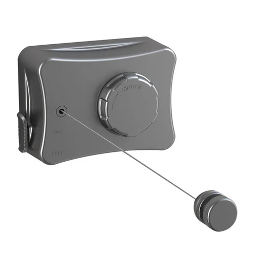3-Meter Heavy Duty Retractable Clothesline | Wall-Mounted Adjustable Laundry Line with Tension Lock