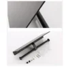 Double Sided Tissue Holder | Matte Black Dual-Roll Paper Holder with 27cm Integrated Utility Shelf