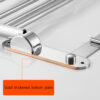 Towel Shelf | 60cm Stainless Steel Multi-Function Rack with 8 Hooks