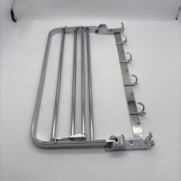 Towel Shelf | 60cm Stainless Steel Multi-Function Rack with 8 Hooks