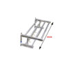High Density Double Towel Bar | 60cm Matte Black Traditional Dual Rail