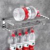 High Density Double Towel Bar | 60cm Matte Black Traditional Dual Rail