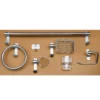 Aluminium Luxury 6-Piece Bathroom Hardware Accessory Set | High-Density Rust-Proof Space Aluminium Wall-Mounted Set