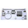 Luxury 6-Piece Bathroom Hardware Accessory Set | Mirror-Chrome Stainless Steel Wall-Mounted Set