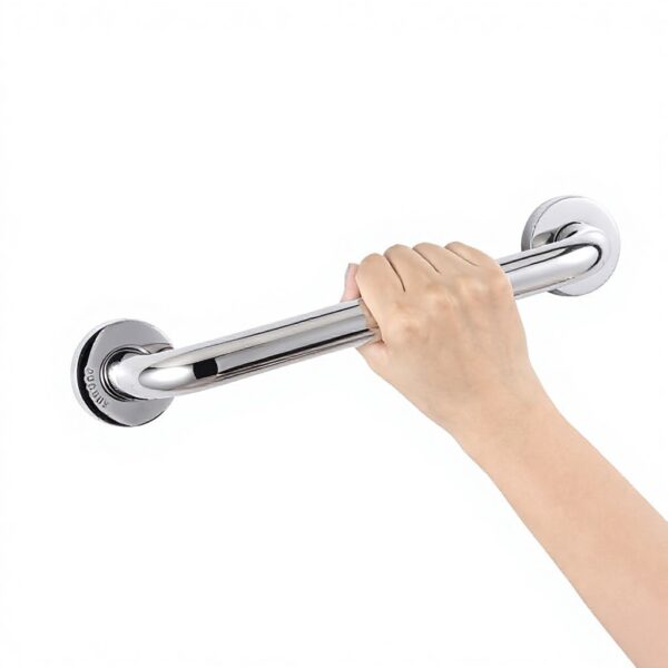 N062 Safety Grab Bar | 25cm x 30cm L-Shaped Anti-Slip Stainless Steel Support Rail