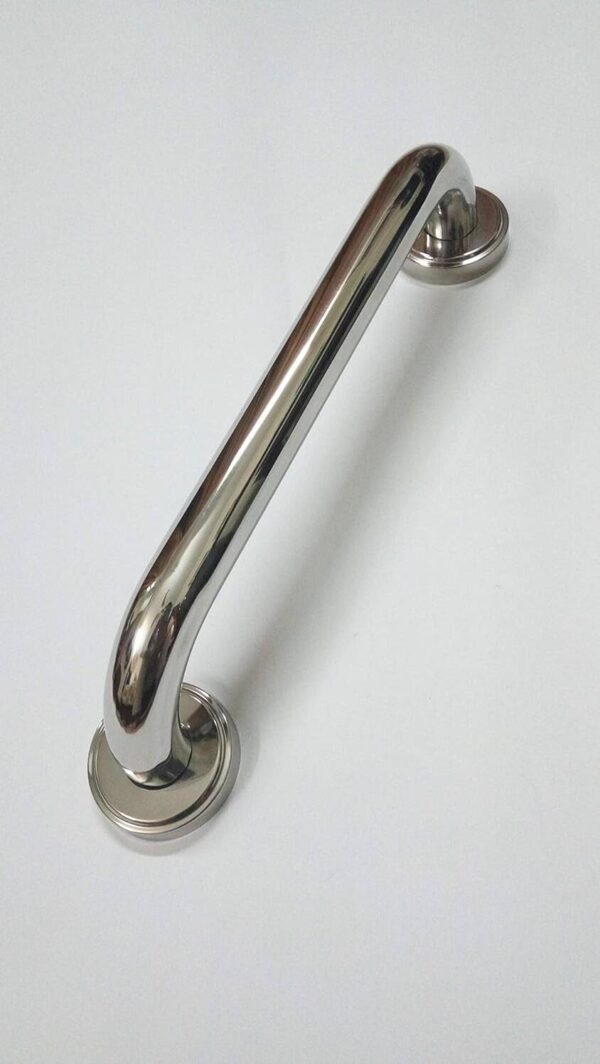 N062 Safety Grab Bar | 25cm x 30cm L-Shaped Anti-Slip Stainless Steel Support Rail