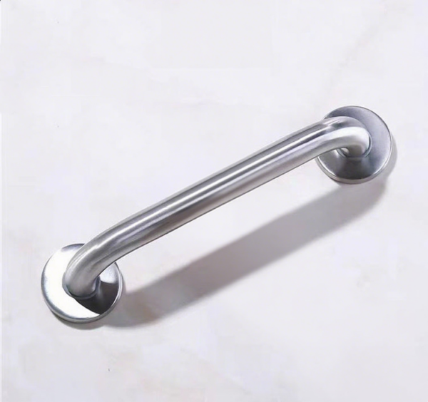 N062 Safety Grab Bar | 25cm x 30cm L-Shaped Anti-Slip Stainless Steel Support Rail