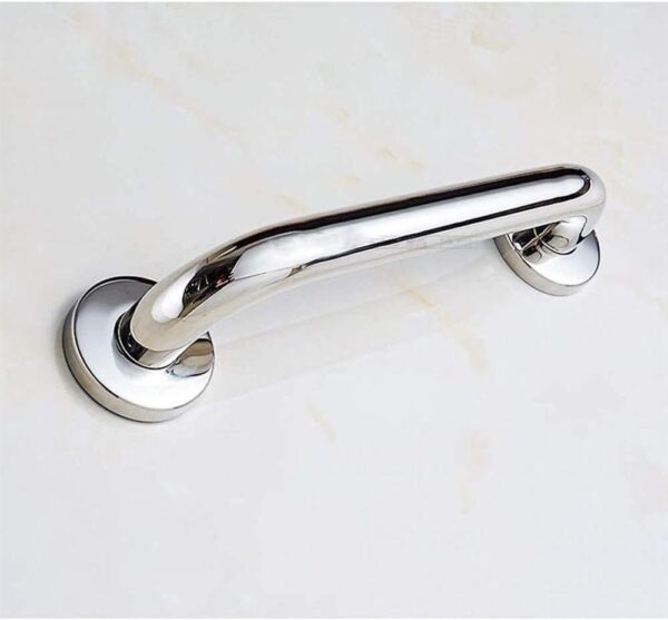N062 Safety Grab Bar | 25cm x 30cm L-Shaped Anti-Slip Stainless Steel Support Rail