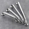 N063 Safety Grab Bar | 25cm x 40cm L-Shaped Anti-Slip Stainless Steel Support Rail