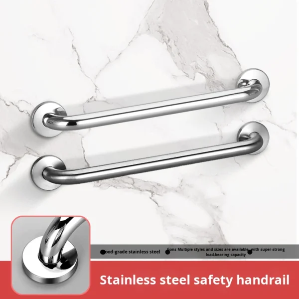 N153 – ( Grab Bar 50cm ) 10 N153 Safety Grab Bar | 50cm Straight Anti-Slip Stainless Steel Bathroom Support Rail
