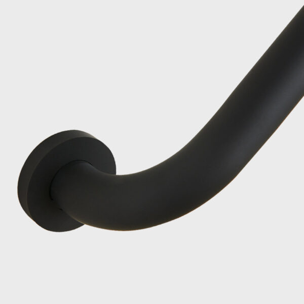 N153B Safety Grab Bar | 50cm Straight Matte Black Stainless Steel Bathroom Support Rail