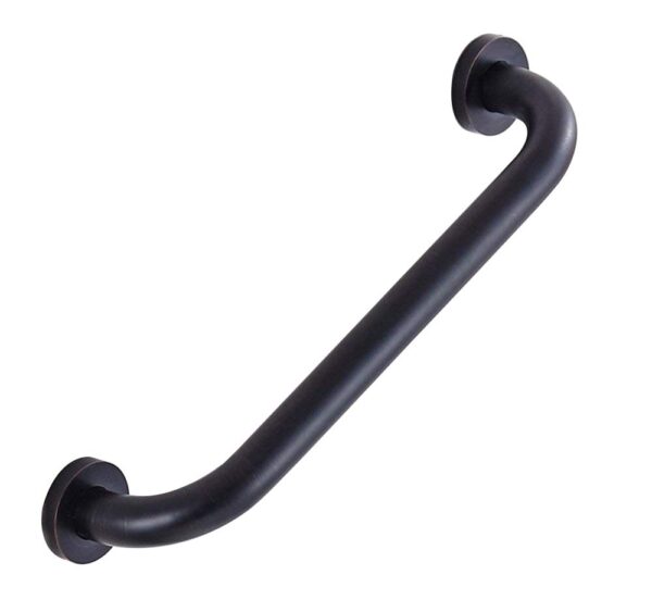 N153B Safety Grab Bar | 50cm Straight Matte Black Stainless Steel Bathroom Support Rail