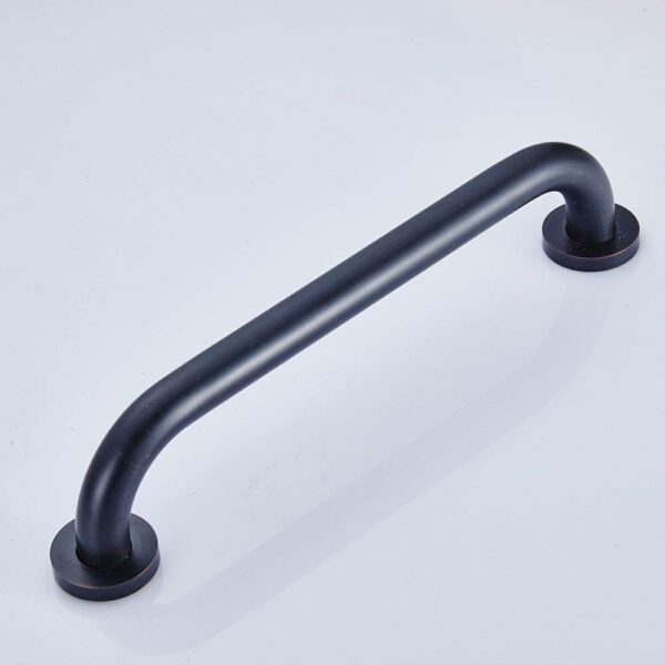 N153B Safety Grab Bar | 50cm Straight Matte Black Stainless Steel Bathroom Support Rail