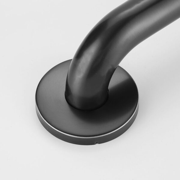 N153B Safety Grab Bar | 50cm Straight Matte Black Stainless Steel Bathroom Support Rail