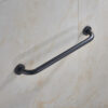 N153B Safety Grab Bar | 50cm Straight Matte Black Stainless Steel Bathroom Support Rail