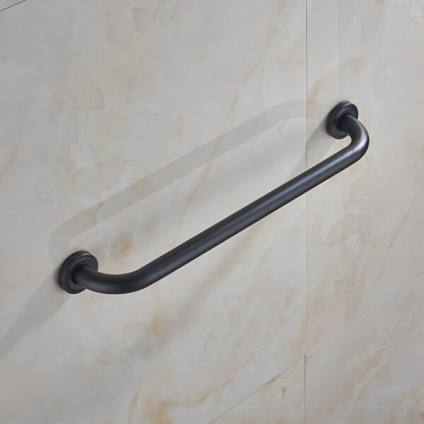 N153B Safety Grab Bar | 50cm Straight Matte Black Stainless Steel Bathroom Support Rail