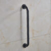 N153B Safety Grab Bar | 50cm Straight Matte Black Stainless Steel Bathroom Support Rail