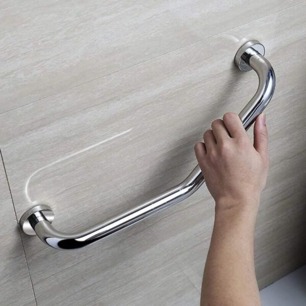 N176 – ( Hand Rail – 60cm ) 10 Safety Hand Rail | 60cm Stainless Steel Anti-Slip Bathroom Grab Bar