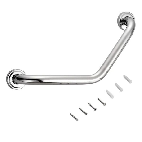 N176 – ( Hand Rail – 60cm ) 12 Safety Hand Rail | 60cm Stainless Steel Anti-Slip Bathroom Grab Bar