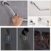 N176 – ( Hand Rail – 60cm ) 8 Safety Hand Rail | 60cm Stainless Steel Anti-Slip Bathroom Grab Bar