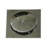 Pop-Up Floor Drain | 15cm x 15cm Square Polished Stainless Steel Foot-Operated Drainage Grate