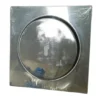 Pop-Up Floor Drain | 15cm x 15cm Square Polished Stainless Steel Foot-Operated Drainage Grate