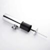 Premium Concealed Toilet Brush | Mirror-Finish Wall-Mounted Extended Canister Set