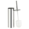 Premium Concealed Toilet Brush | Mirror-Finish Wall-Mounted Extended Canister Set